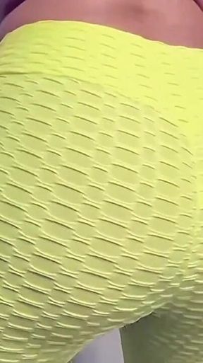 My Tight Legging and Sensual Pants, Taking Some Delicious Slaps