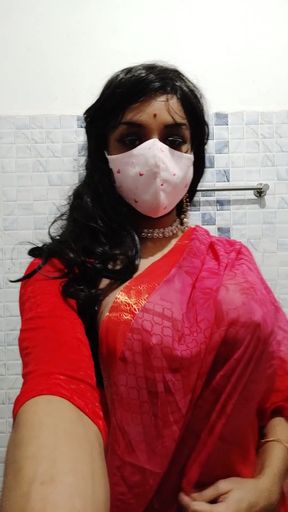 Emotional moment from &quot;Red Saree Crossdresser: Anushka&quot;