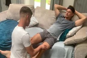 'Receiving A penis And Sole Rubdown From Son-In-Law'