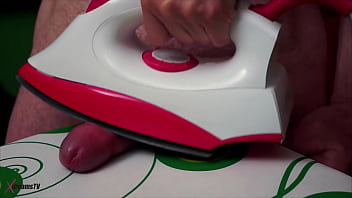 XdreamsTV - Holly&#039_s Cum On Ironing Board Handjob