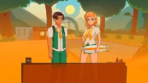 Lifeguard Seduces Camp Crush with Fiery 3D Hentai Encounter in Woods