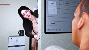 Beauty Leader Threesome Her Co-worker (p2) - 3D Animation Hentai