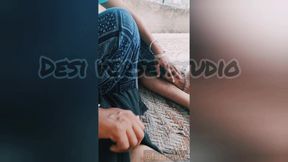Desi Bhabhi's wild handjob with hot hands & boobs fully exposed, you will lose control as soon as you see them!