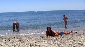Agnessa & Carla & Leila in sexy student 18+ girl enjoys an outdoor orgy