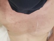 Strong orgasm after a month of abstinence