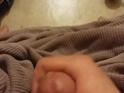 Masterbating Onto a Shirt Vid 2