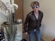 Midnight Cop Opens Up with A Stripshow at a Club in lot's of underwear to bday suit!