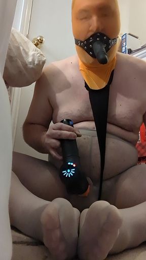 Pantyhose Bondage Valentine's Orgasm