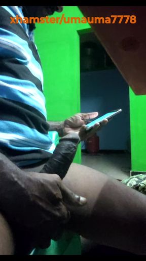 Indian tamil mature man mastrubation on the chair