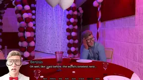 Sexy graduation prom with hot 3D animated sexbot