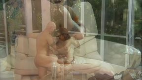Black mom riding cock