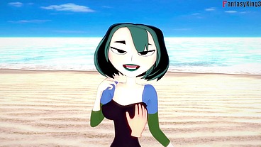 Gwen fucking on the beach - RED POV - Total Drama - Full & POV on Sheer & PTRN: Fantasyking3