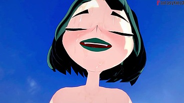 Gwen fucking on the beach - RED POV - Total Drama - Full & POV on Sheer & PTRN: Fantasyking3