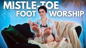 Mistle-TOE Foot Worship | POV Foot Fetish | Sophia Truee