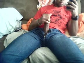 Couch Masturbation Pt 6 Front View Showing