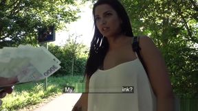 Public Agent Chloe Lamour gets her big tits jizzed on for cash