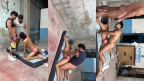 vato caliente termina prenado con la leche adentro en billar abandonado
