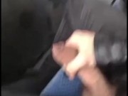 🍆🚌I am jerking my hairy dick right on the bus