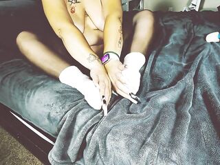 Just the ripped nylons!