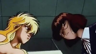 Short-haired Teen Girl goes wild with Futanari Girlfriend in uncensored hentai