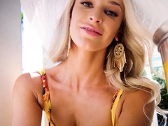 Bubble butt teen blonde Emma Hix solo