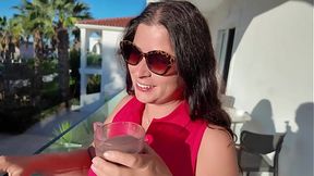 Sexy MILF moans and cums hard after rough bedroom sex