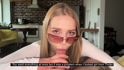 POV teen blowjob