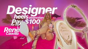 Designer Heels Obsession – Pay $100 for My Rene Caovilla 720p