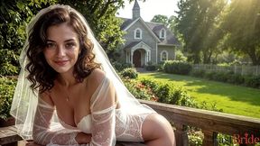perfect frame destruction: i made this unfaithful bride stain her white wedding dress, roughly slamming my huge cock [ai]
