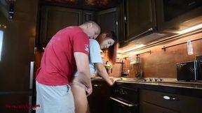 Friend's Wife Gets Hard Anal Fucking and Creampie