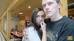 HUNT4K. Need of cash make boy eager to let stranger nail his girl