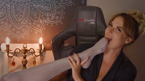 Weronika Worship Gray Pantyhose Of Stella With Fun And Passion - Part 1 - HD 2560x1440