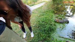 Munichgold's Outdoor Habdjob, Blowjob in the Forest... Have Fun