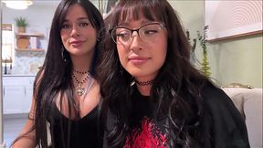 Stepfamily Surprise: Goth Girl's Wild, Amateur Threesome Adventure