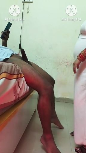 BBC Guy with Indian Girlfriend at Home