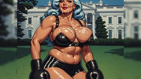 Cum Covered Fitness Babes Art