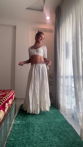 How ware saree Indian trans women