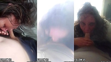 Bww fat step mom sucks on step sons cock - Wet blowjob deapthroat