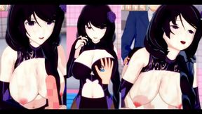 Elsa From Re-Zero Rubs Her Massive Tits While Giving A Blowjob & Handjob