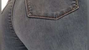 Wetting Ripped & Stained Skinny Jeans