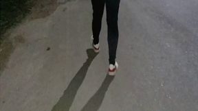 Catching up with a woman in sneakers MP4