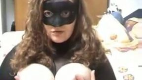 Horny and kinky BBW lover posing seductively on webcam session