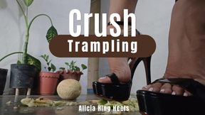 Crushing destroying trampling everything with my high heels (2)