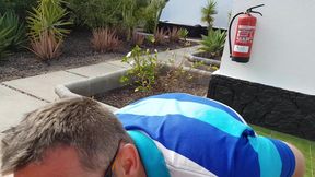 Gran Canaria - Caught by neighbor while sucking