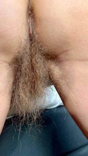 Mature MILF has the biggest bush ever!