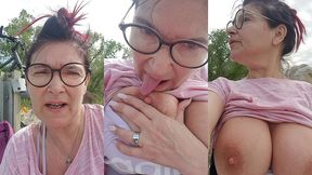 pour ce lundi de paques une petite balade en velo sac a dos au bord de l eau ...