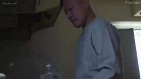 Eager JAP miffs guy with clumsy blowjob