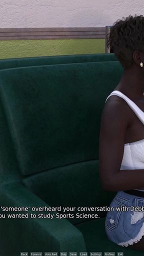 My Dorm 215 - Debbie Shows Her Breast to Mart at a Restaurant on Date