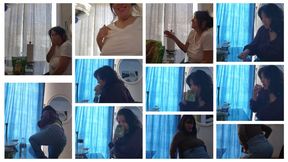 Eating Drinking Coffee Laughing Farting Squatting and Reacting To Your Vid
