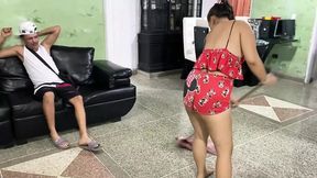 Stepmom craves my touch &mdash;  dad's away &mdash;  she explores my desires with her hands